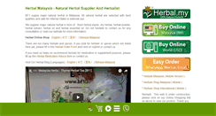 Desktop Screenshot of herbal.my